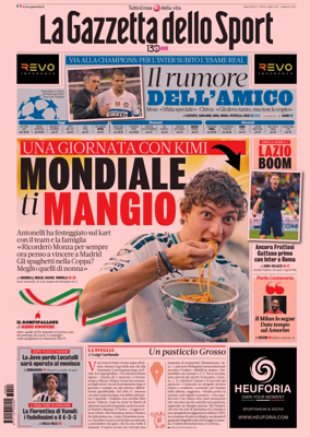 Cover of La Gazzetta dello Sport