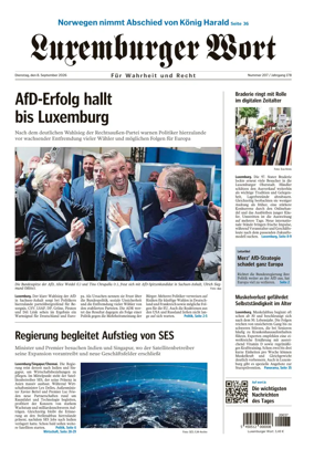Cover of Luxemburger Wort
