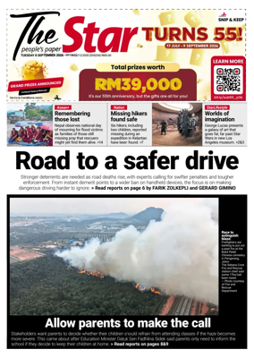 Cover of The Star Malaysia