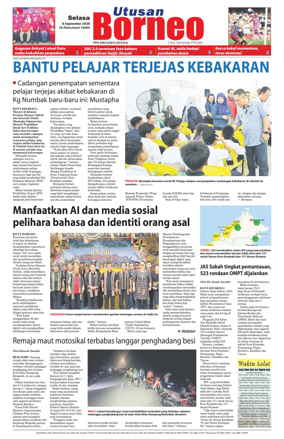 Cover of Utusan Borneo (Sabah)