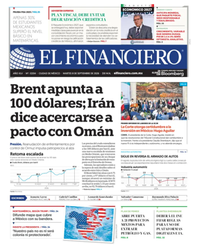 Cover of El Financiero