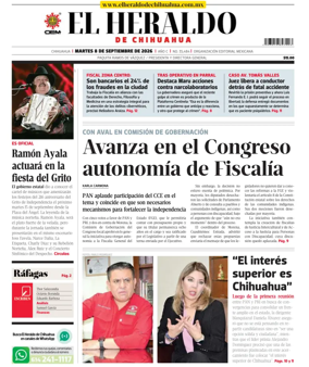 Cover of El Heraldo de Chihuahua