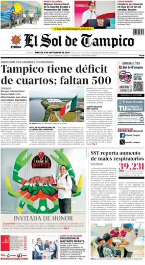Cover of El Sol de Tampico