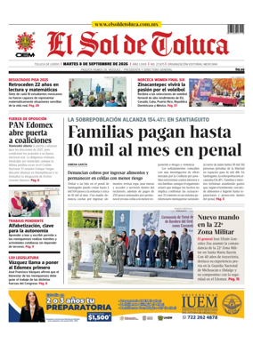 Cover of El Sol de Toluca