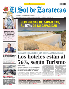 Cover of El Sol de Zacatecas