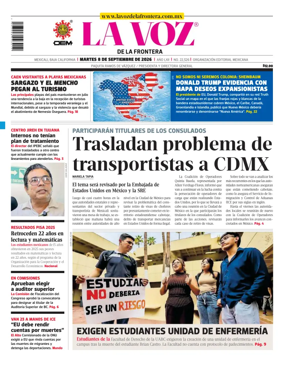 Cover of La Voz de la Frontera