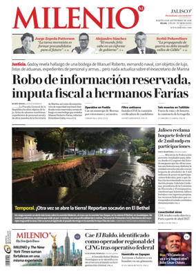 Cover of Milenio Jalisco