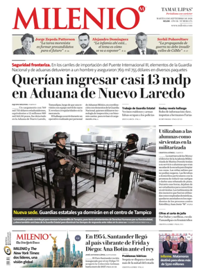 Cover of Milenio Tamaulipas