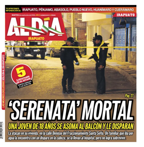 Cover of Periodico Al Dia (Irapuato)