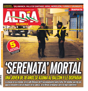 Cover of Periodico Al Dia (Salamanca)
