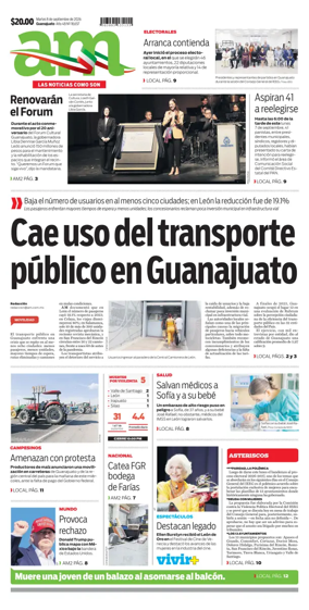 Cover of Periodico AM (Leon)