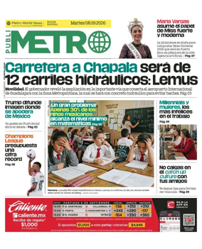 Cover of Publimetro Guadalajara