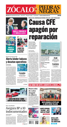 Cover of Zocalo Piedras Negras