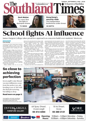 Cover of The Southland Times