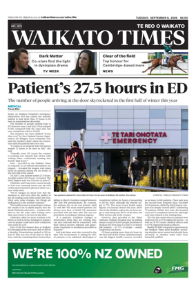 Cover of Waikato Times