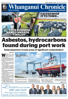 Cover of Whanganui Chronicle