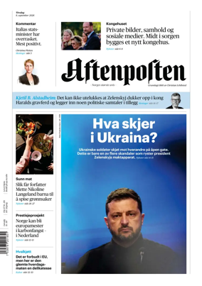 Cover of Aftenposten