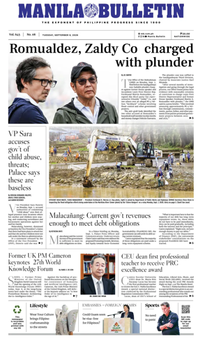 Cover of Manila Bulletin