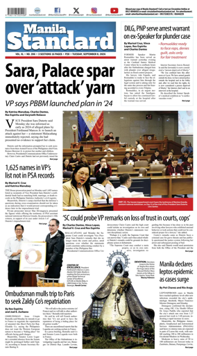 Cover of Manila Standard