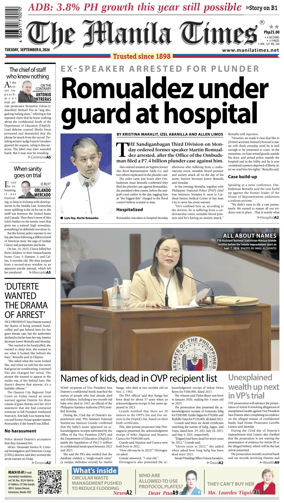 Cover of The Manila Times