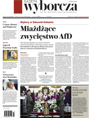 Cover of Gazeta Wyborcza Stoleczna