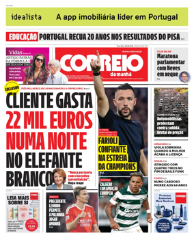 Cover of Correio da Manha
