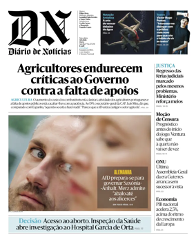 Cover of Diario de Noticias