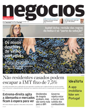 Cover of Jornal de Negocios