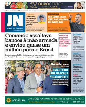 Cover of Jornal de Noticias