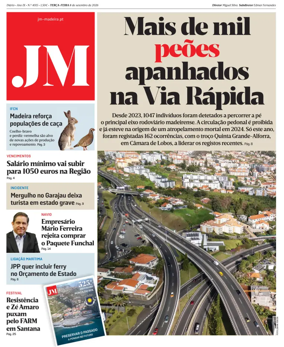 Cover of Jornal Madeira