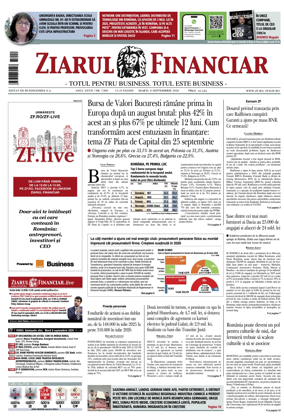 Cover of Ziarul Financiar