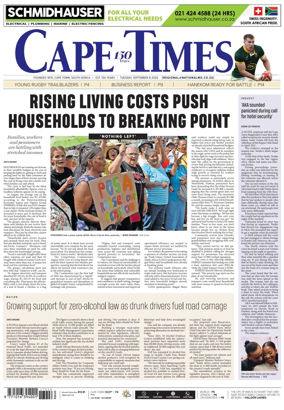 Cover of Cape Times