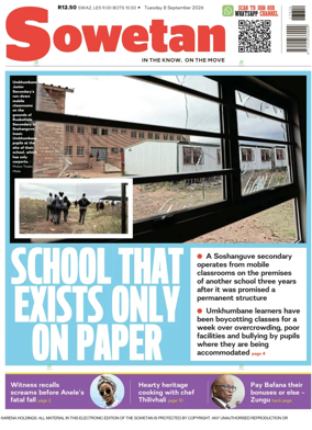 Cover of Sowetan