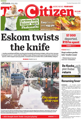 Cover of The Citizen (Gauteng)