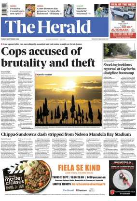Cover of The Herald (South Africa)