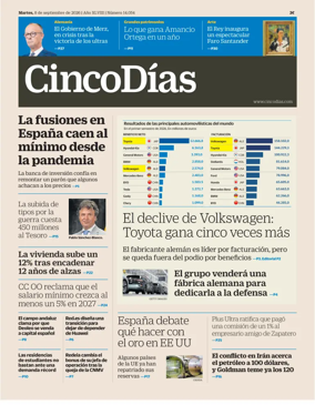 Cover of Cinco Dias