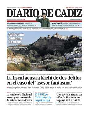 Cover of Diario de Cadiz