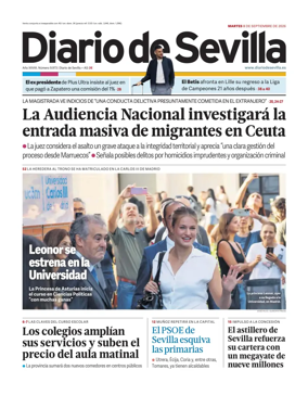 Cover of Diario de Sevilla