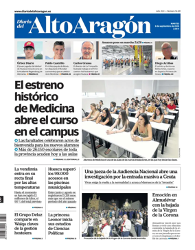 Cover of Diario del Alto Aragon