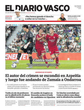 Cover of Diario Vasco (Alto Urola)