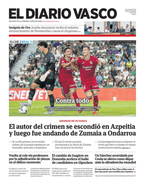 Cover of Diario Vasco (Bidasoa)