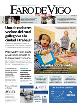 Cover of Faro de Vigo (Pontevedra)