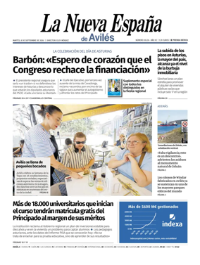 Cover of La Nueva Espana (Aviles)