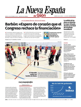 Cover of La Nueva Espana (Gijon)