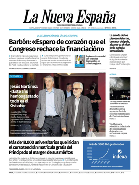 Cover of La Nueva Espana (Oviedo)