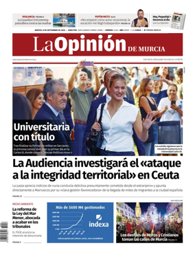 Cover of La Opinion de Murcia