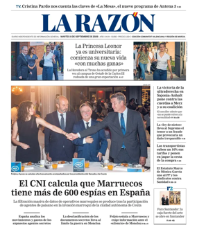 Cover of La Razon (Levante)