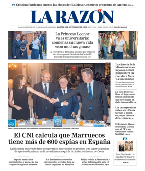 Cover of La Razon (Madrid)
