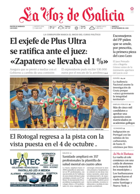 Cover of La Voz de Galicia (Barbanza)
