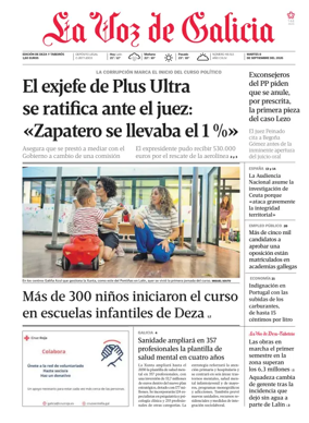 Cover of La Voz de Galicia (Deza)